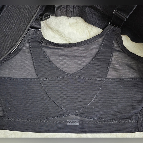 Glamorise MagicLift Front-Closure Posture Back Bra 48I Black - Picture 7 of 8